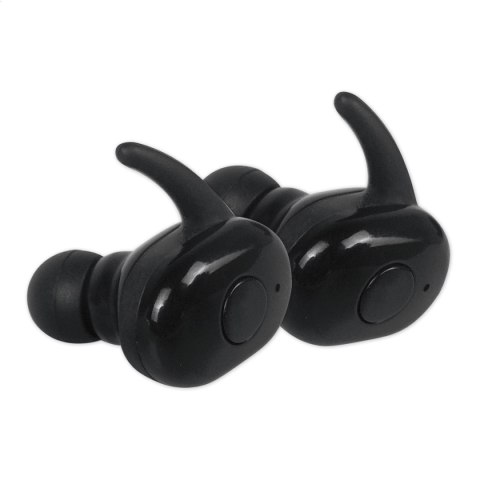 FREESTYLE BLUETOOTH V5.0 EARPHONES SPORT TWS + CHARGING STATION SŁUCHAWKI SPORTOWE BLUETOOTH TWS ZE STACJĄ ŁADUJĄCĄ BLACK [45143