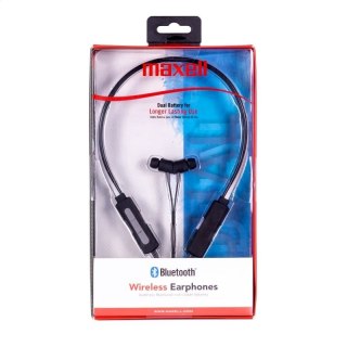 MAXELL EARPHONES EB-BT200 BLUETOOTH WIRELESS DUAL BATTERY 347985.00.CN