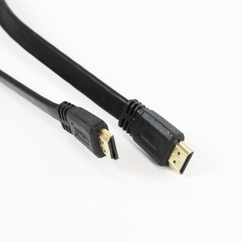 OMEGA HDMI KABEL CABLE FLAT 1.4 4K 5M BLACK [41849]