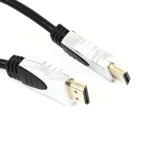 OMEGA HDMI KABEL CABLE GOLD 1.4 4K 5M BLACK [41852]