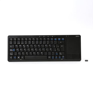 OMEGA KEYBOARD ES WIRELESS FOR SMART TV TOUCHPAD BLACK [44423]