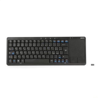 OMEGA KEYBOARD IT WIRELESS FOR SMART TV TOUCHPAD BLACK [44424]