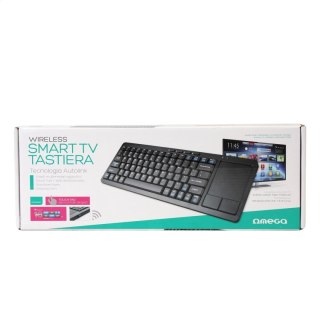 OMEGA KEYBOARD IT WIRELESS FOR SMART TV TOUCHPAD BLACK [44424]