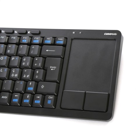 OMEGA KEYBOARD IT WIRELESS FOR SMART TV TOUCHPAD BLACK [44424]