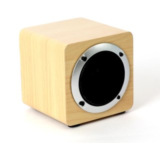 OMEGA SPEAKER GŁOŚNIK WOODEN 4 5W BLUETOOTH V4.2 BROWN TWS SYSTEM [44155] TE