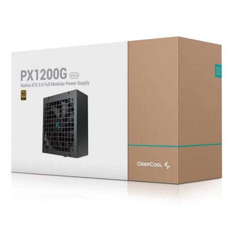 DeepCool PX1200G moduł zasilaczy 1200 W 20+4 pin ATX ATX Czarny