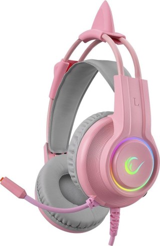 Gamingowy zestaw słuchawkowy - Rampage X-CATTY 7.1 RGB