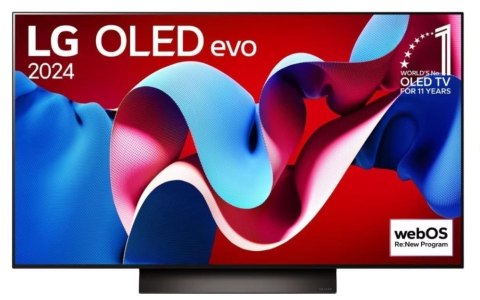 Telewizor LG OLED83C41LA OLED 83'' 4K Ultra HD 120Hz WebOS Dolby Atmos Czarny Telewizor LG OLED83C41LA OLED 83'' 4K Ultra HD 120Hz WebOS Dolby Atmos Czarny