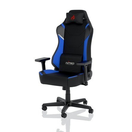 Nitro Concepts X1000 Fotel dla gracza Tapicerowane siedzisko Czarny, Niebieski Nitro Concepts X1000 Fotel dla gracza Tapicerowane siedzisko Czarny, Niebieski