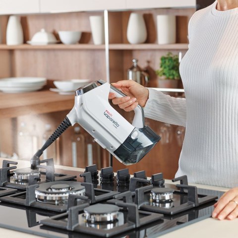 Polti Vaporetto 3 Clean Odkurzacz pionowy Prąd przemienny Suchy i Mokry Pianka Bez worka 0,5 l 1800 W Biały Polti Vaporetto 3 Clean Odkurzacz pionowy Prąd przemienny Suchy i Mokry Pianka Bez worka 0,5 l 1800 W Biały
