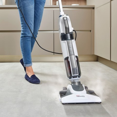 Polti Vaporetto 3 Clean Odkurzacz pionowy Prąd przemienny Suchy i Mokry Pianka Bez worka 0,5 l 1800 W Biały Polti Vaporetto 3 Clean Odkurzacz pionowy Prąd przemienny Suchy i Mokry Pianka Bez worka 0,5 l 1800 W Biały