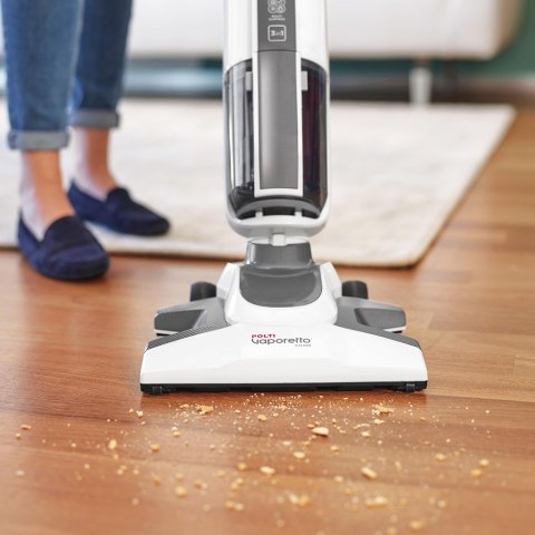 Polti Vaporetto 3 Clean Odkurzacz pionowy Prąd przemienny Suchy i Mokry Pianka Bez worka 0,5 l 1800 W Biały Polti Vaporetto 3 Clean Odkurzacz pionowy Prąd przemienny Suchy i Mokry Pianka Bez worka 0,5 l 1800 W Biały