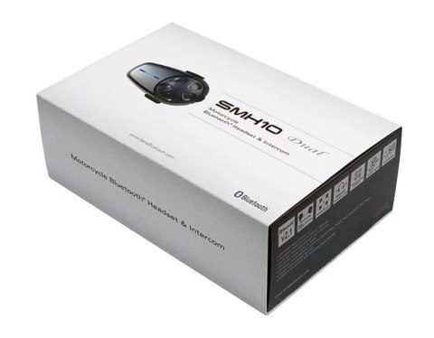 Interkom Motocyklowy Sena SMH10D-10 Bluetooth 3.0 900M z mikrofonem na pałąku, zestaw na 2 kaski Interkom Motocyklowy Sena SMH10D-10 Bluetooth 3.0 900M z mikrofonem na pałąku, zestaw na 2 kaski