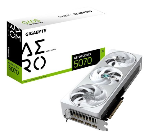 Karta graficzna Gigabyte GeForce RTX 5070 AERO OC 12GB Karta graficzna Gigabyte GeForce RTX 5070 AERO OC 12GB