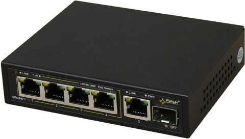 Switch 6-portowy PULSAR SFG64F1 do 4 kamer IP Switch 6-portowy PULSAR SFG64F1 do 4 kamer IP