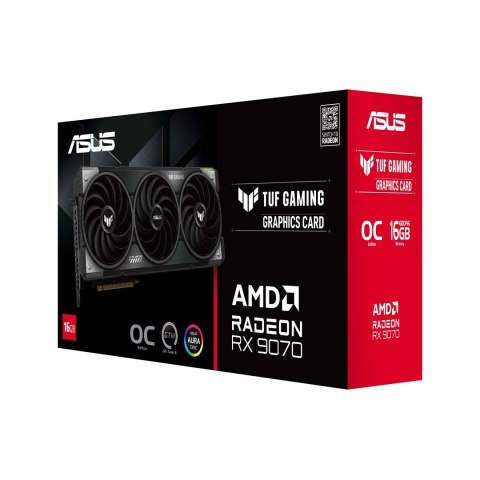 ASUS TUF Gaming TUF-RX9070-O16G-GAMING AMD Radeon RX 9070 16 GB GDDR6 ASUS TUF Gaming TUF-RX9070-O16G-GAMING AMD Radeon RX 9070 16 GB GDDR6