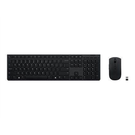 Lenovo | Profesjonalna bezprzewodowa ładowalna klawiatura i mysz combo | Zestaw klawiatury i myszy | Bezprzewodowy | Mysz w zest Lenovo | Profesjonalna bezprzewodowa ładowalna klawiatura i mysz combo | Zestaw klawiatury i myszy | Bezprzewodowy | Mysz w zest