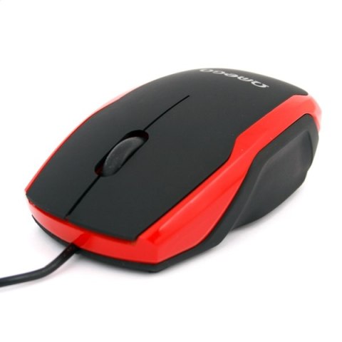 OMEGA MYSZ MOUSE PRZEWODOWA BLACK RED [40288] TE