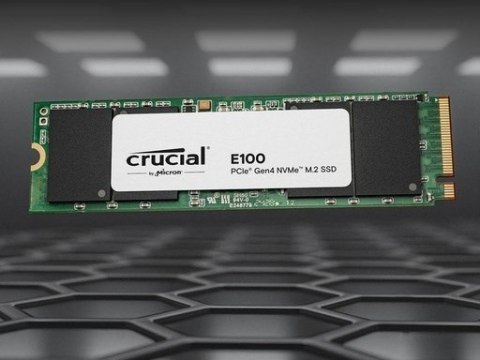 Crucial E100 480 GB M.2 PCI Express 4.0 NVMe Crucial E100 480 GB M.2 PCI Express 4.0 NVMe
