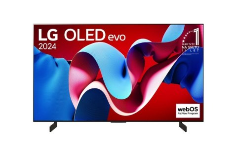 Telewizor LG OLED42C41LA OLED 42'' 4K Ultra HD 120Hz WebOS Dolby Atmos Czarny Telewizor LG OLED42C41LA OLED 42'' 4K Ultra HD 120Hz WebOS Dolby Atmos Czarny