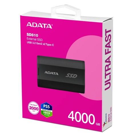 ADATA SD810 4 TB Czarny ADATA SD810 4 TB Czarny
