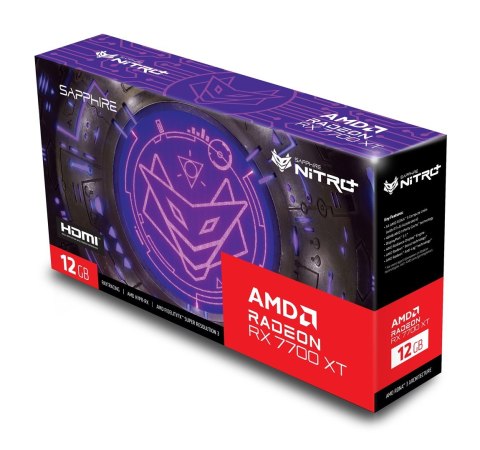 Karta graficzna SAPPHIRE Radeon RX 7700 XT NITRO+ GAMING OC 12GB GDDR6 Karta graficzna SAPPHIRE Radeon RX 7700 XT NITRO+ GAMING OC 12GB GDDR6