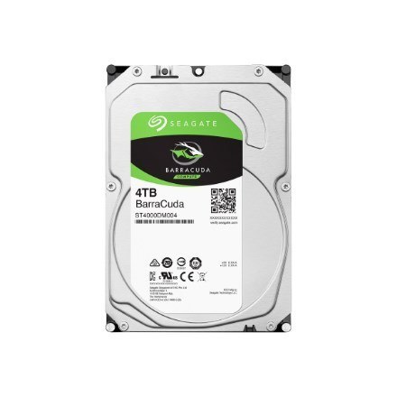Seagate Barracuda ST4000DM004 dysk twardy 4 TB 5400 RPM 256 MB 3.5" Serial ATA III Seagate Barracuda ST4000DM004 dysk twardy 4 TB 5400 RPM 256 MB 3.5" Serial ATA III