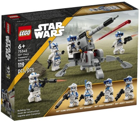 LEGO STAR WARS 75345 ZESTAW BITEWNY - ŻOŁNIERZE-KLONY Z 501. LEGIONU