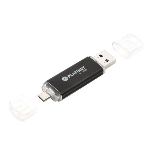 PLATINET ANDROID PENDRIVE USB 2.0 AX-Depo 64GB + microUSB UDP BLACK [43373]