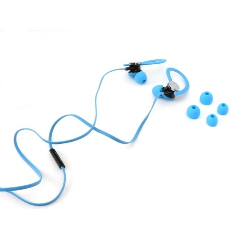 PLATINET IN-EAR EARPHONES SŁUCHAWKI+ MIC SPORT + ARMBAND PM1070 BLUE [42927] TE