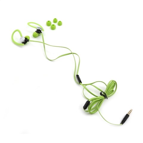 PLATINET IN-EAR EARPHONES SŁUCHAWKI+ MIC SPORT + ARMBAND PM1070 GREEN [42928] TE