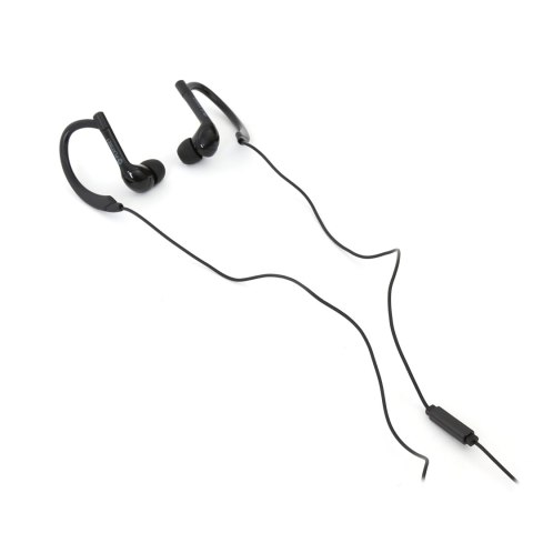 PLATINET IN-EAR EARPHONES SŁUCHAWKI+ MIC SPORT PM1072 BLACK [42936] TE