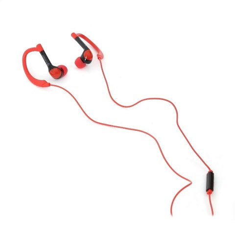 PLATINET IN-EAR EARPHONES SŁUCHAWKI+ MIC SPORT PM1072 RED [42939] TE