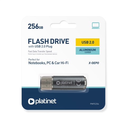 PLATINET PENDRIVE USB 2.0 X-Depo 256GB [45804]