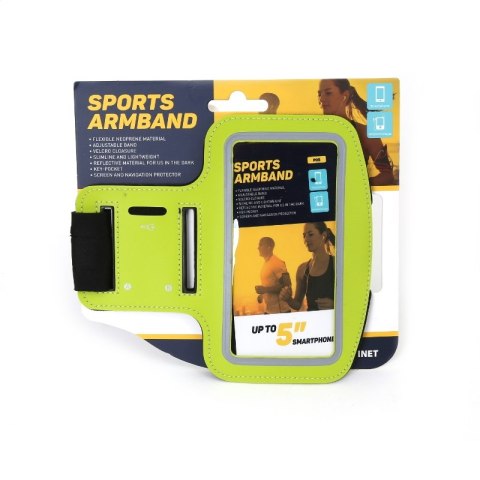 PLATINET SPORTOWA OPASKA NA SMARTPHONE NA RAMIĘ/ SPORT ARMBAND GREEN 42055