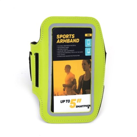 PLATINET SPORTOWA OPASKA NA SMARTPHONE NA RAMIĘ/ SPORT ARMBAND GREEN 42055