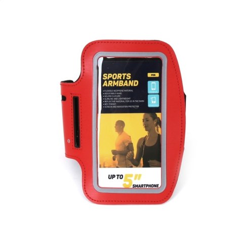 PLATINET SPORTOWA OPASKA NA SMARTPHONE NA RAMIĘ/ SPORT ARMBAND RED 42057