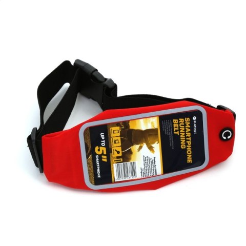 PLATINET SPORTOWY PAS DO BIEGANIA Z OKNEM NA SMARTPHONE / SPORT WAIST BAG WITH SMARPTHONE WINDOW RED [43711]