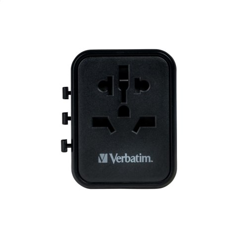 VERBATIM POWER TRAVEL ADAPTOR UTA-02 100-250V USB PD20W + QC18W 49544