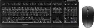 CHERRY B.Unlimited 3.0 klawiatura Dołączona myszka Uniwersalne RF Wireless QWERTY British English Czarny
