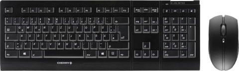 CHERRY B.Unlimited 3.0 klawiatura Dołączona myszka Uniwersalne RF Wireless QWERTY British English Czarny CHERRY B.Unlimited 3.0 klawiatura Dołączona myszka Uniwersalne RF Wireless QWERTY British English Czarny