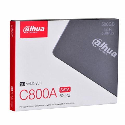 Dahua Technology SSD-C800AS500G 2.5" 500 GB SATA III 3D NAND Dahua Technology SSD-C800AS500G 2.5" 500 GB SATA III 3D NAND