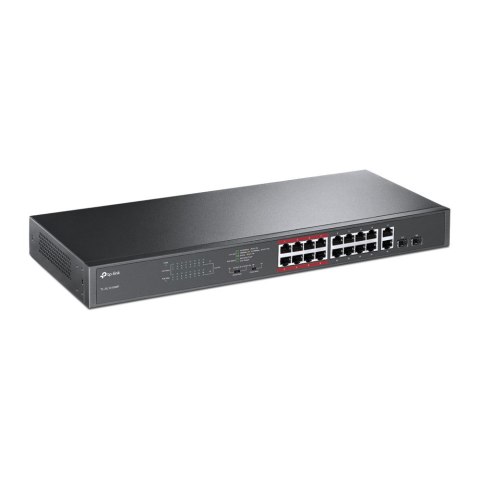 Switch PoE TP-LINK TL-SL1218MP (16x 10/100Mbps, 2x 10/100/1000Mbps) , Przełącznik niezarządzalny PoE, 16 portów 10/100 Mb/s, 2 p Switch PoE TP-LINK TL-SL1218MP (16x 10/100Mbps, 2x 10/100/1000Mbps) , Przełącznik niezarządzalny PoE, 16 portów 10/100 Mb/s, 2 p