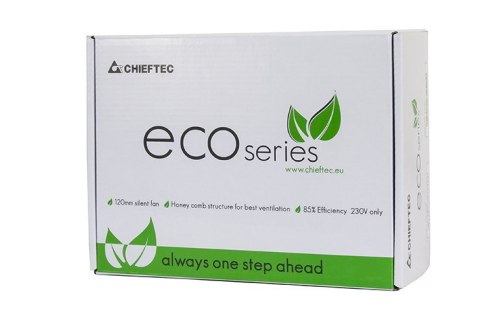 Zasilacz Chieftec ECO GPE-500S (500 W; Aktywne) Zasilacz Chieftec ECO GPE-500S (500 W; Aktywne)