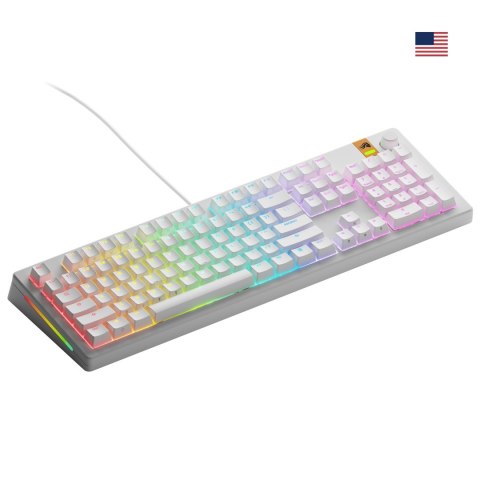 Glorious Gaming GMMK 3 HE 100% Prebuilt klawiatura USB QWERTY US English Biały Glorious Gaming GMMK 3 HE 100% Prebuilt klawiatura USB QWERTY US English Biały
