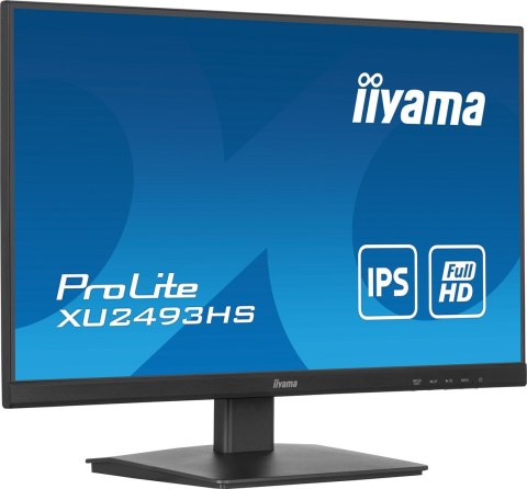 Iiyama ProLite XU2493HS-B6 monitor komputerowy 60,5 cm (23.8") 1920 x 1080 px Full HD LED Czarny Iiyama ProLite XU2493HS-B6 monitor komputerowy 60,5 cm (23.8") 1920 x 1080 px Full HD LED Czarny