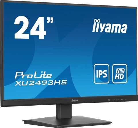 Iiyama ProLite XU2493HS-B6 monitor komputerowy 60,5 cm (23.8") 1920 x 1080 px Full HD LED Czarny Iiyama ProLite XU2493HS-B6 monitor komputerowy 60,5 cm (23.8") 1920 x 1080 px Full HD LED Czarny