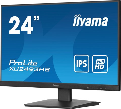 Iiyama ProLite XU2493HS-B6 monitor komputerowy 60,5 cm (23.8") 1920 x 1080 px Full HD LED Czarny Iiyama ProLite XU2493HS-B6 monitor komputerowy 60,5 cm (23.8") 1920 x 1080 px Full HD LED Czarny