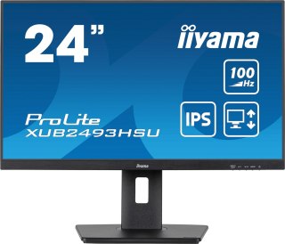 Iiyama ProLite monitor komputerowy 60,5 cm (23.8") 1920 x 1080 px Full HD LED Czarny