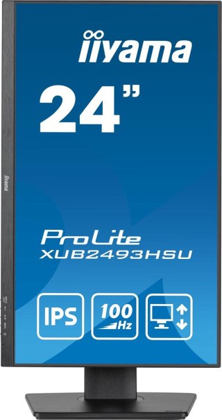 Iiyama ProLite monitor komputerowy 60,5 cm (23.8") 1920 x 1080 px Full HD LED Czarny